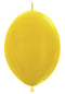 12" Sempertex Metallic Silver Link-O-Loon Latex Balloons (Discontinued) | 50 Count