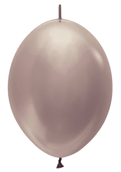 12" Sempertex Pearl Greige Link-O-Loon Latex Balloons | 50 Count