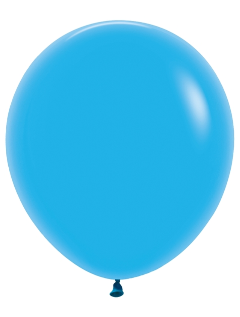 18" Sempertex Fashion Blue Latex Balloons | 25 Count
