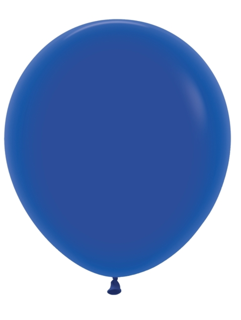 18" Sempertex Fashion Royal Blue Latex Balloons | 25 Count