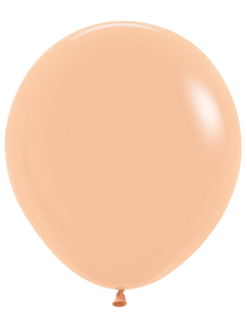 18" Sempertex Deluxe Peach Blush Latex Balloons | 25 Count