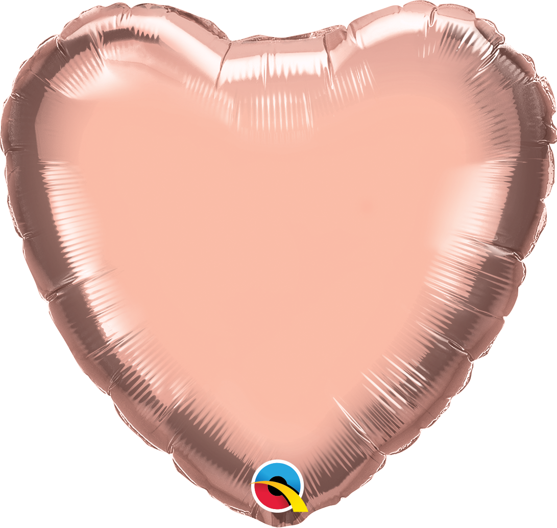 9" Qualatex Heart Foil Airfill Balloon | Buy 5 Or More, Save 20%