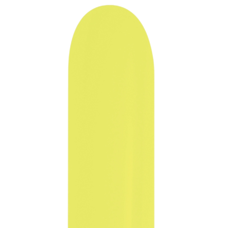 260 Sempertex Neon Yellow Twisting - Entertainer Latex Balloons | 50 Count