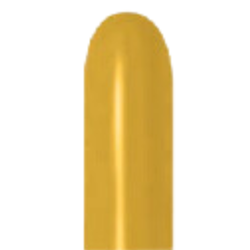 260 Sempertex Deluxe Mustard Twisting - Entertainer Balloons | 50 Count