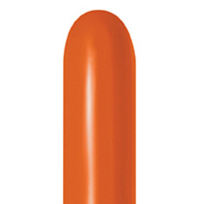 260 Sempertex Sunset Orange Twisting - Entertainer Balloons | 50 Count