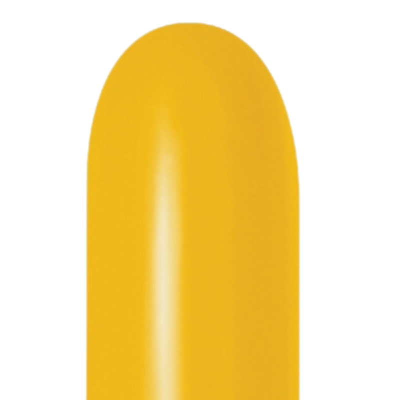 360s Sempertex Deluxe Honey Yellow Twisting - Entertainer Latex Balloons | 50 Count