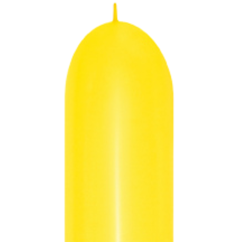 660 Link-O-Loon Sempertex Fashion Yellow Twisting - Entertainer Latex Balloons | 50 Count
