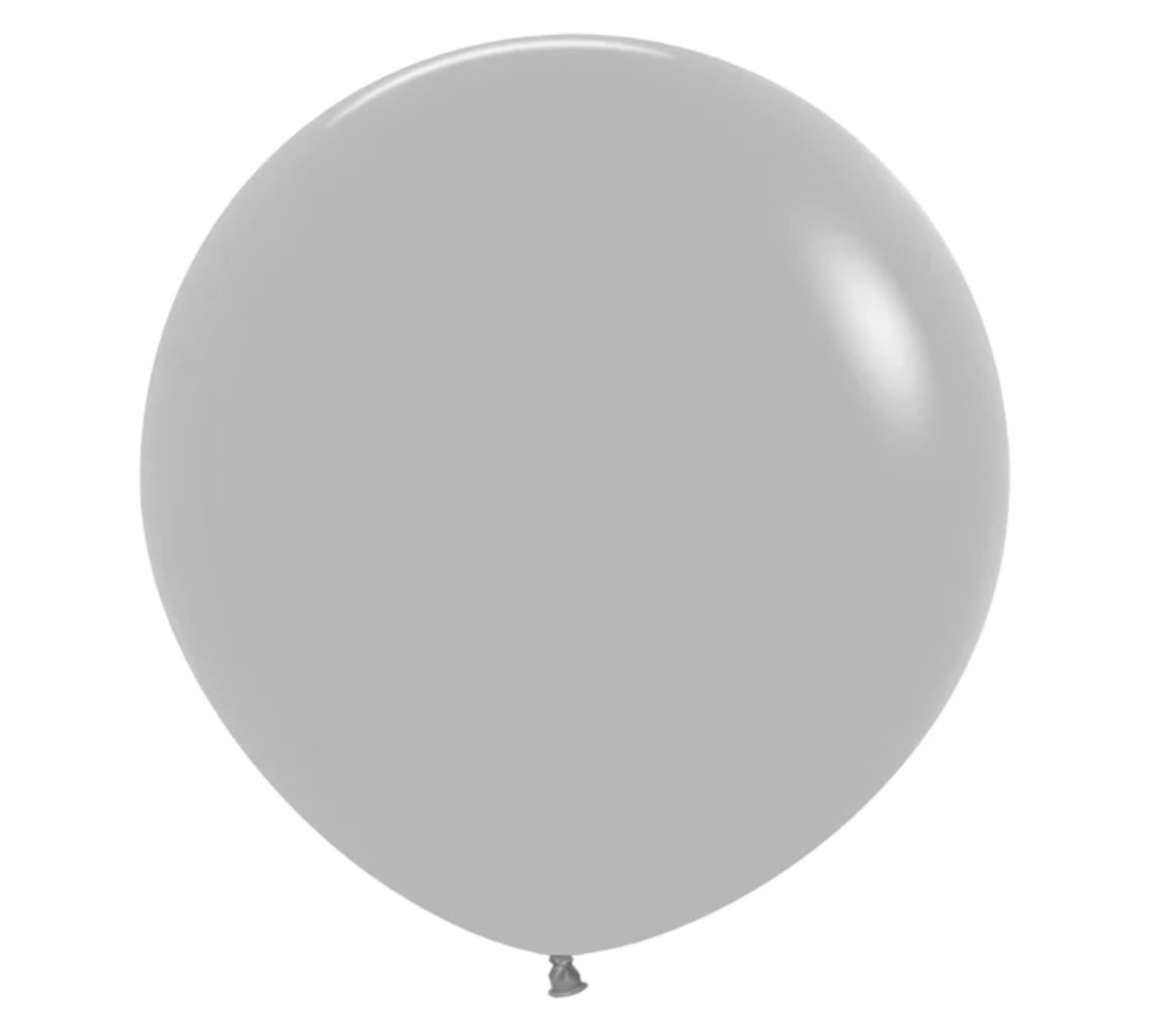 24" Sempertex Deluxe Grey Latex Balloons | 10 Count