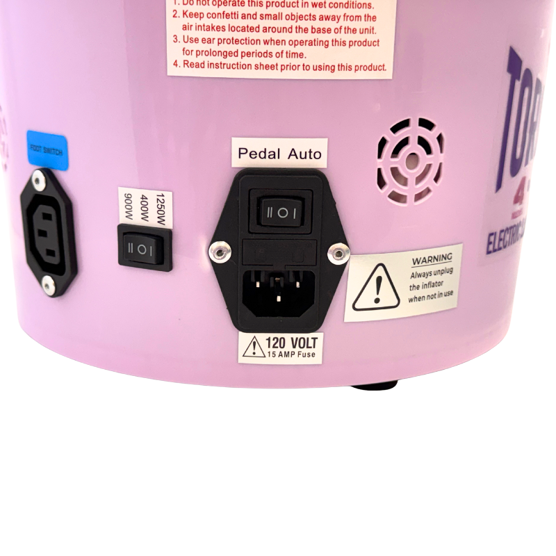 Element Series - Lilac Tornado 4 Nozzle 3 Speed 2 Pedal Bucket Inflator