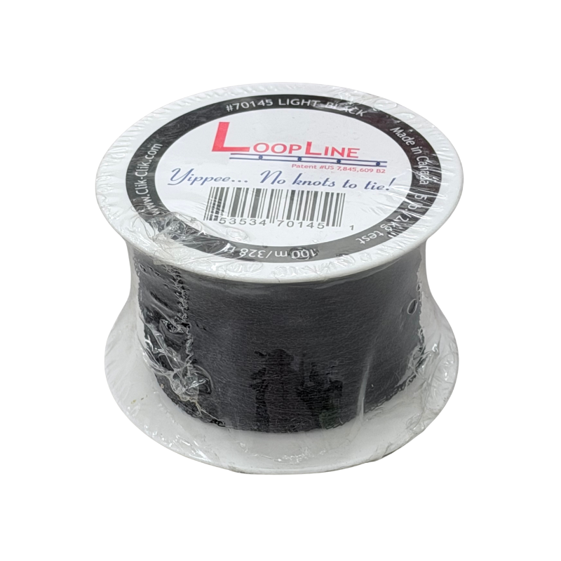Clik Clik Light Black LoopLine Spool | 5 Pound- 328 Feet