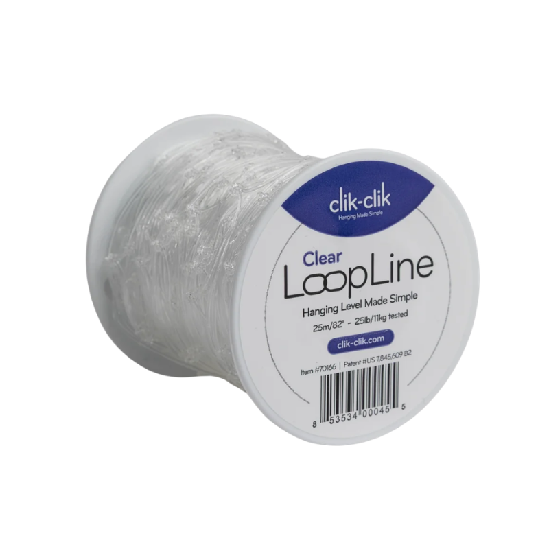 Clik Clik Clear LoopLine Spool | 25 Pound - 82 Feet