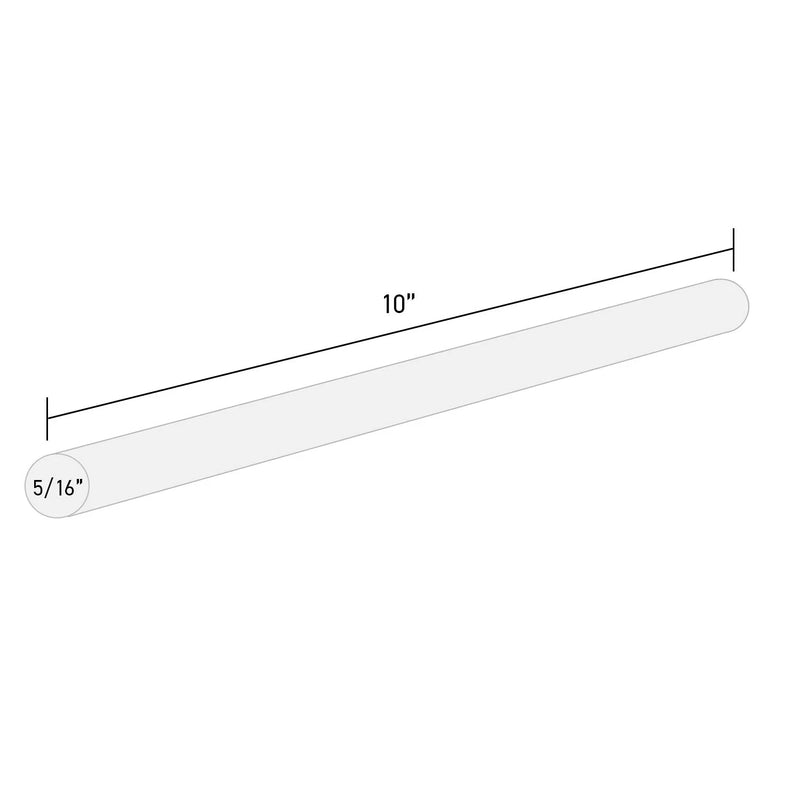 10" Mini All Temprature Clear Glue Sticks | 5 Pound Box
