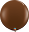 36" Qualatex Chocolate Brown Latex Balloons - 3 Foot Giant | 2 Count