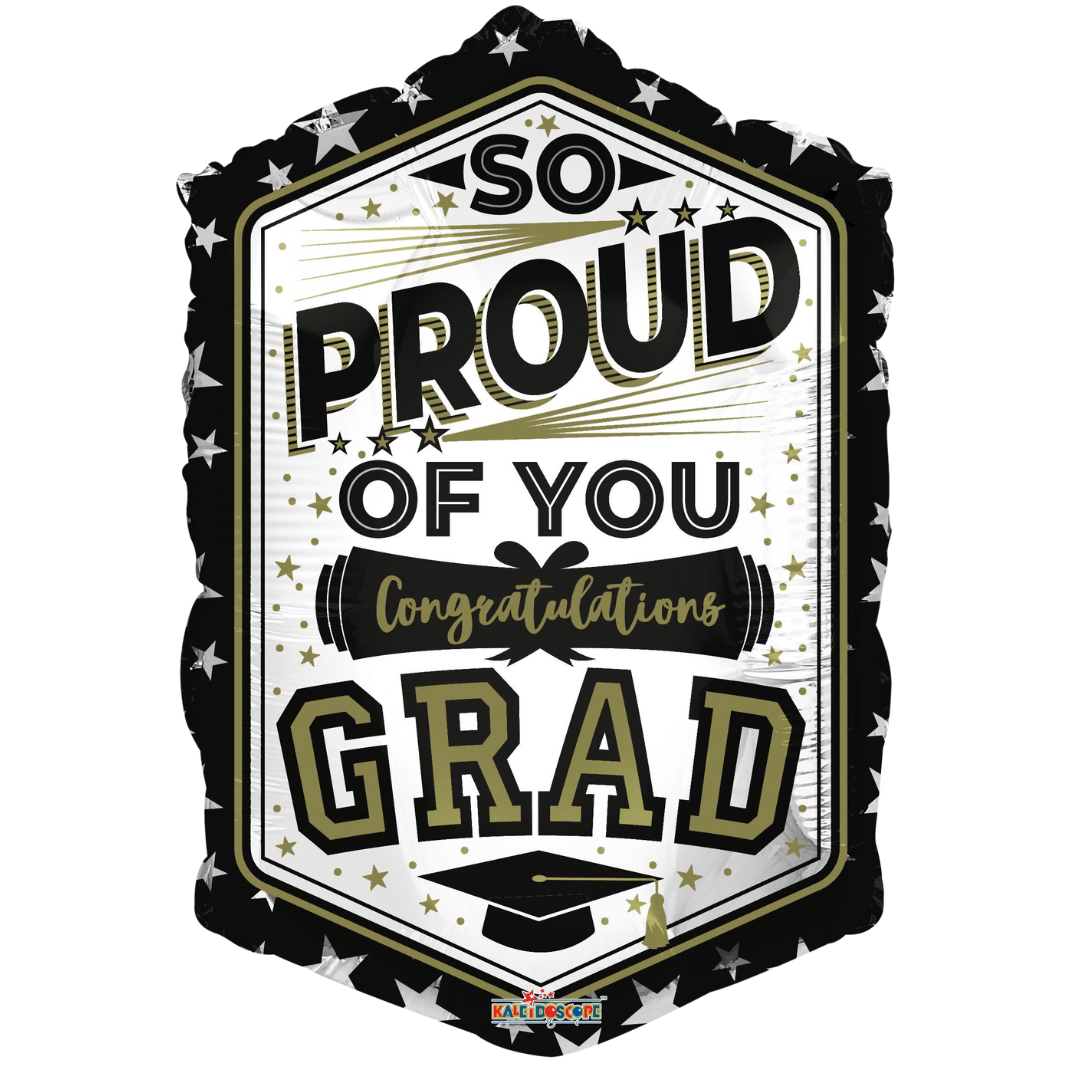 28" Conver Proud Of You Foil Balloon (S2R3) | 5 count