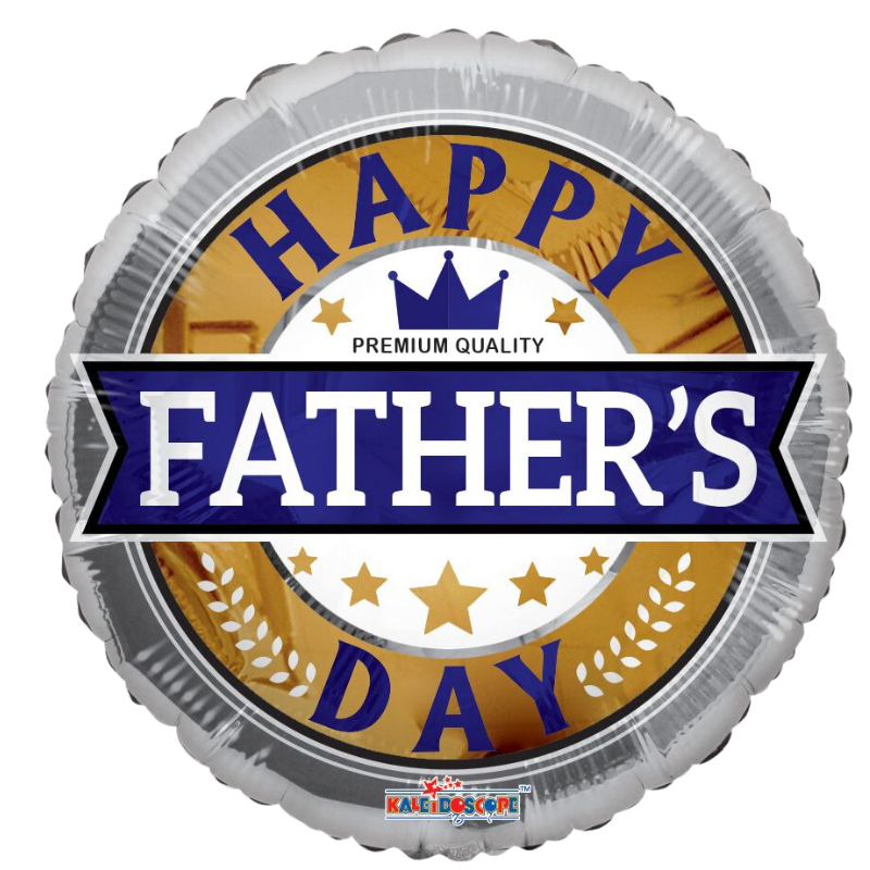 9" Father's Day Icon Airfill Foil Balloon (P22) | Buy 5 Or More Save 20%