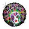 Globo de lámina holográfica Mardi Gras (WSL) de 18" | Compre 5 o más y ahorre un 20 %