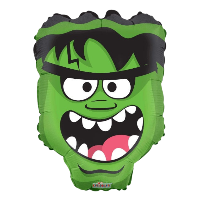 18" Monster Head Foil Balloon | Buy 5 Or More Save 20%