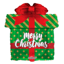 12" Christmas Gift Airfill Foil Balloon (P23) | Buy 5 Or More Save 20%