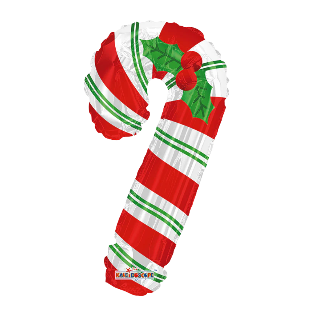 12" Conver Candy Cane Airfill Foil Balloon | Buy 5 Or More Save 20%
