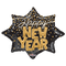 28" New Year Burst Matte Foil Balloon (P30) | 5 Count