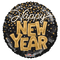 9" New Year Letters Matte Foil Balloon (P30) | Buy 5 Or More Save 20%