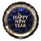 9" New Year Classic Foil Balloon (P30) | Buy 5 Or More Save 20%