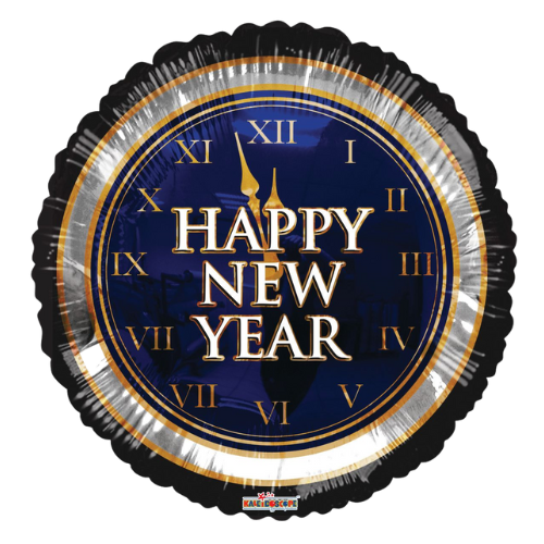 18" New Year Classic Foil Balloon (P29) | Buy 5 Or More Save 20%