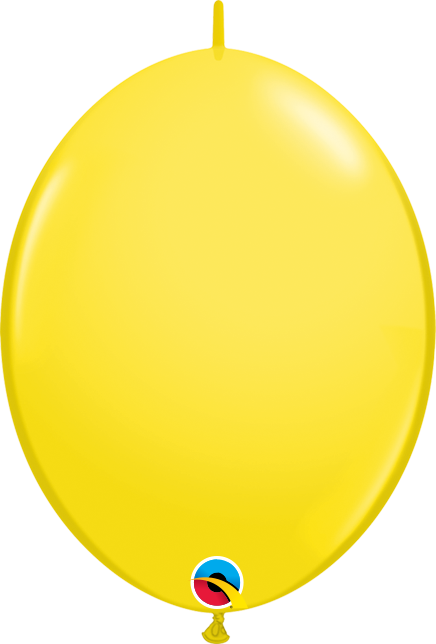 12" Qualatex QuickLink® Yellow Latex Balloons | 50 Count