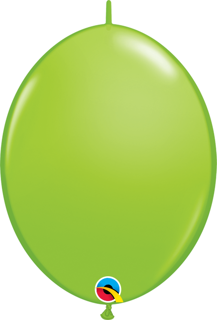 6" Qualatex QuickLink® Lime Green Latex Balloons | 50 Count
