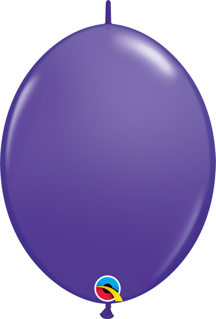 6" Qualatex QuickLink® Purple Violet Latex Balloons | 50 Count