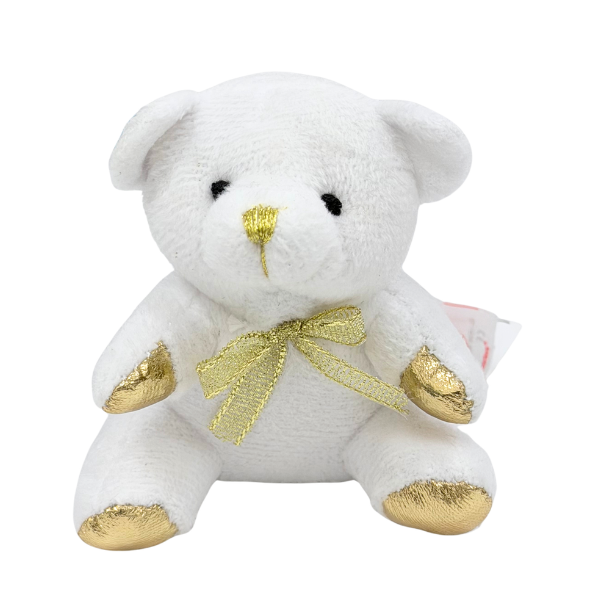3" Gold Plush Senior Bear | 1 Count