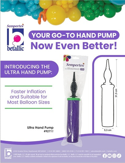 Sempertex Ultra Hand Pump | 1 Count