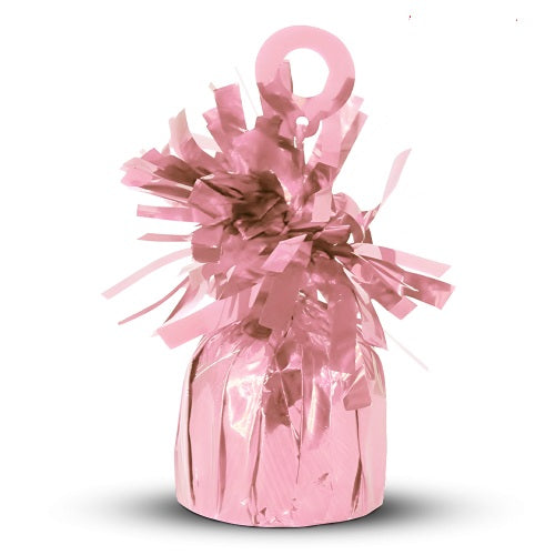 6 Oz Light Pink Foil Balloon Weight | 1 Count