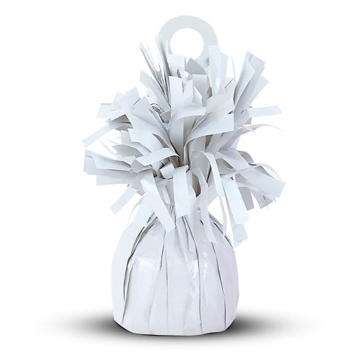 Poids pour ballon en aluminium blanc 6 oz | 1 unité