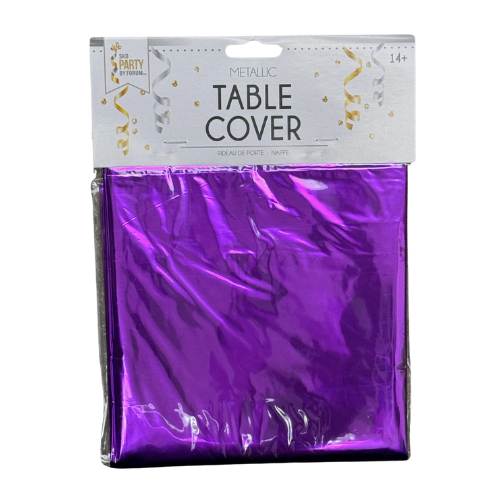 54" Metallic Rectangular Table Covers - 54" x 108" | 1 Count