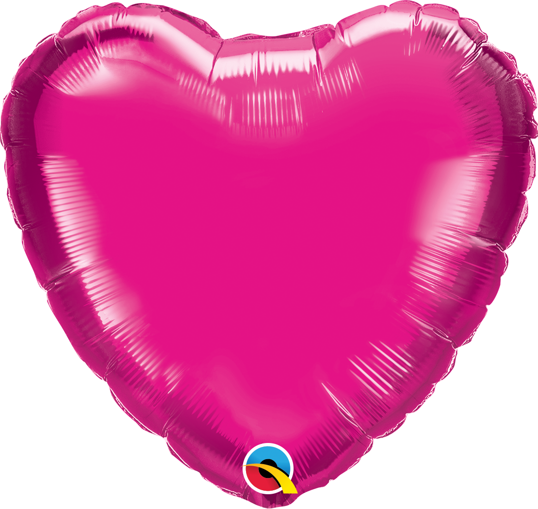 9" Qualatex Heart Foil Airfill Balloon | Buy 5 Or More, Save 20%