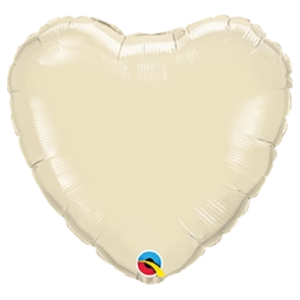 4" Qualatex Heart Foil Airfill Balloon | 1 Count - Must Be Heat Sealed