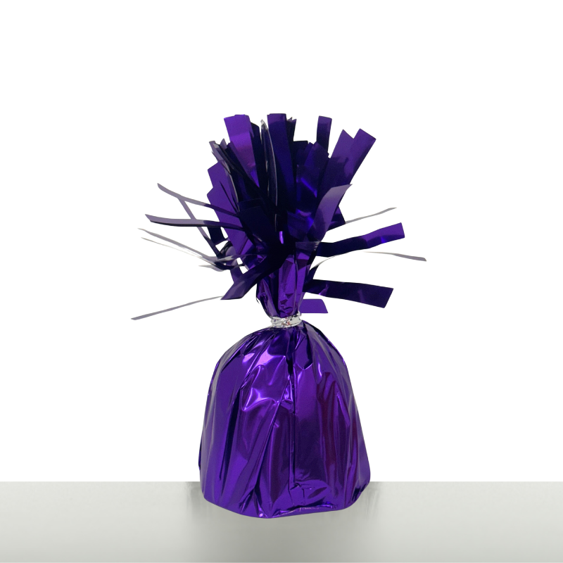 6 Oz AAB Designer Purple Foil Balloon Weight | 1 Count