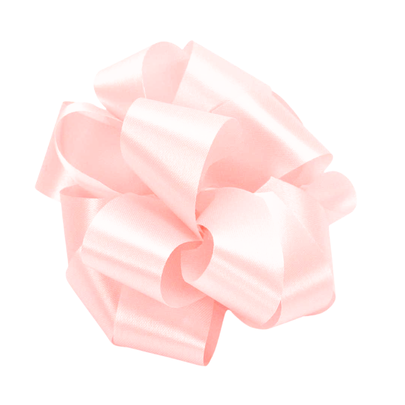 #9 McGinley Satin Baby Pink Satin Acetate Ribbon - 1 5/16 Inch Wide, 100 Yards Long | 1 Spool