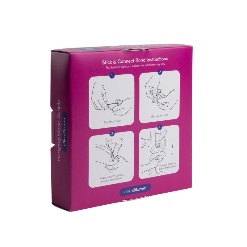 Balloon Bond - Tiras adhesivas de dos caras