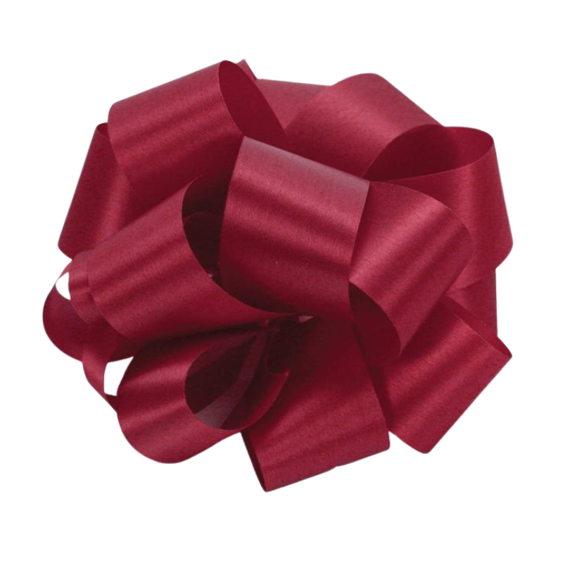 #3 McGinley Satin Burgundy Satin Acetate Ribbon -  9/16 Inch Wide, 100 Yards Long | 1 Spool