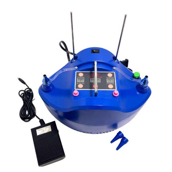 CD-608 Blue Digital Precision Inflator with Double Stuffing Tool