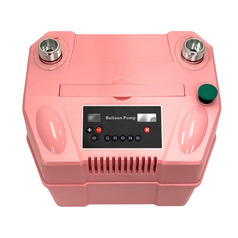 Pink CD-618 Quantitative Electric Balloon Inflator | Includes Digital Sizer & Foot Pedal!