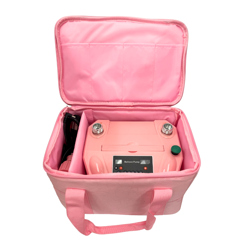 Pink CD-618 Quantitative Electric Balloon Inflator | Includes Digital Sizer & Foot Pedal!