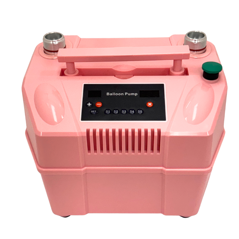 Pink CD-618 Quantitative Electric Balloon Inflator | Includes Digital Sizer & Foot Pedal!