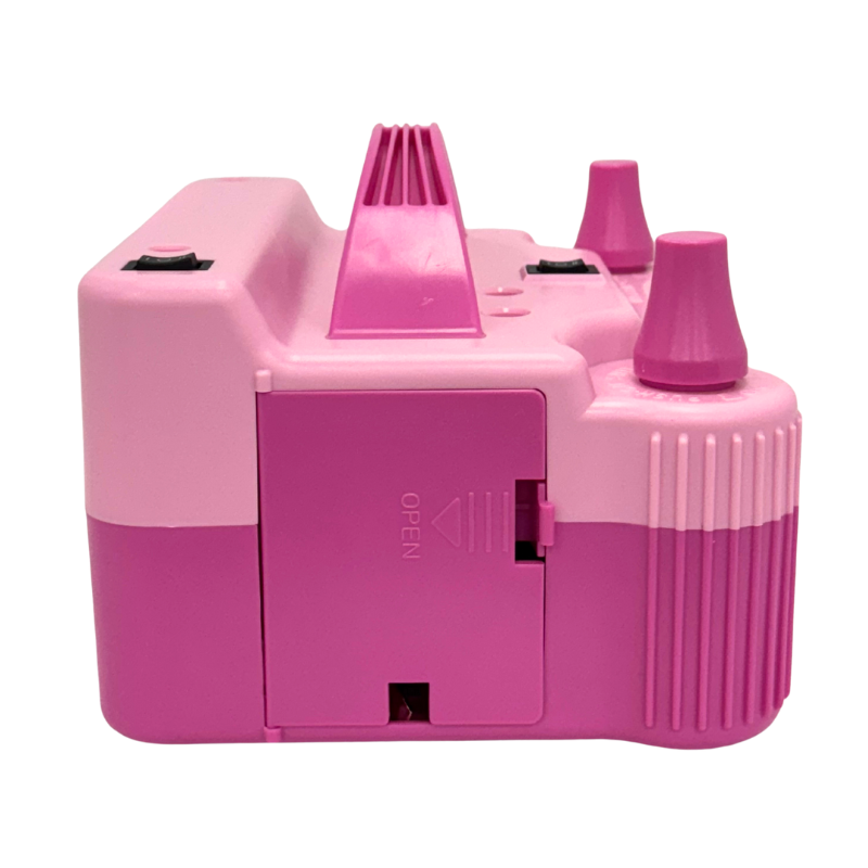 CD-508PRO Pink Double Nozzle Electric Balloon Inflator | 3 Inflation Speeds & Balloon Sizer!