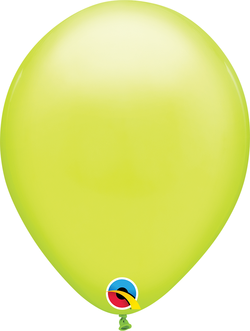 11" Qualatex Fashion Chartreuse Latex Balloons | 100 Count