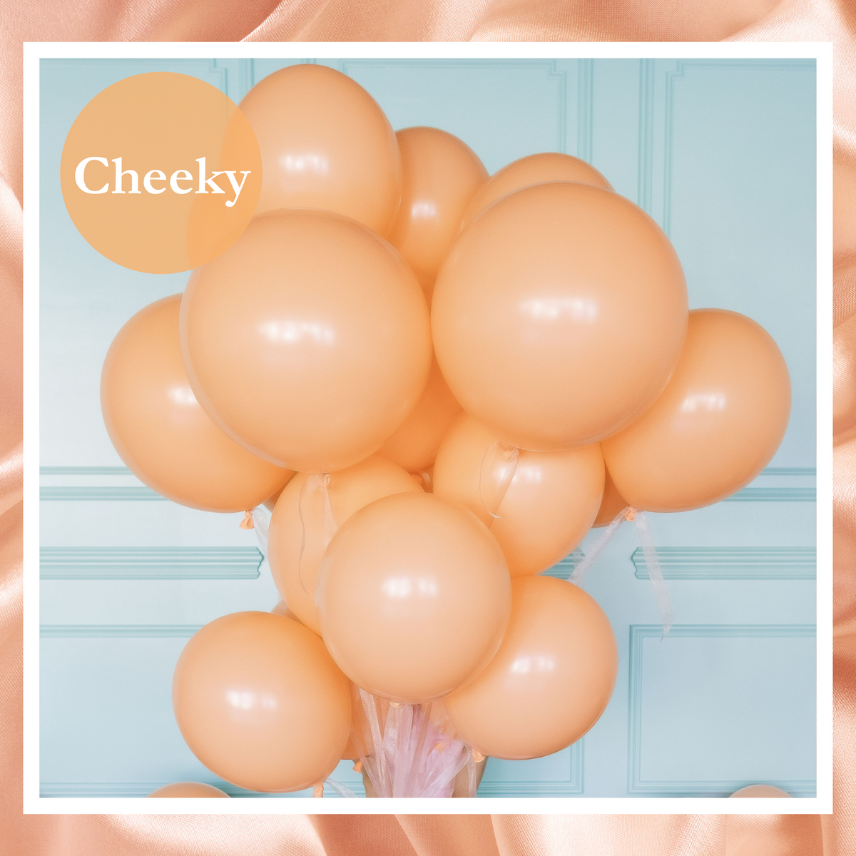 24 Inch TUFTEX Cheeky - Peach Latex Balloons | 25 Count 24 Inch TUFTEX Cheeky - Peach Latex Balloons | 25 Count
