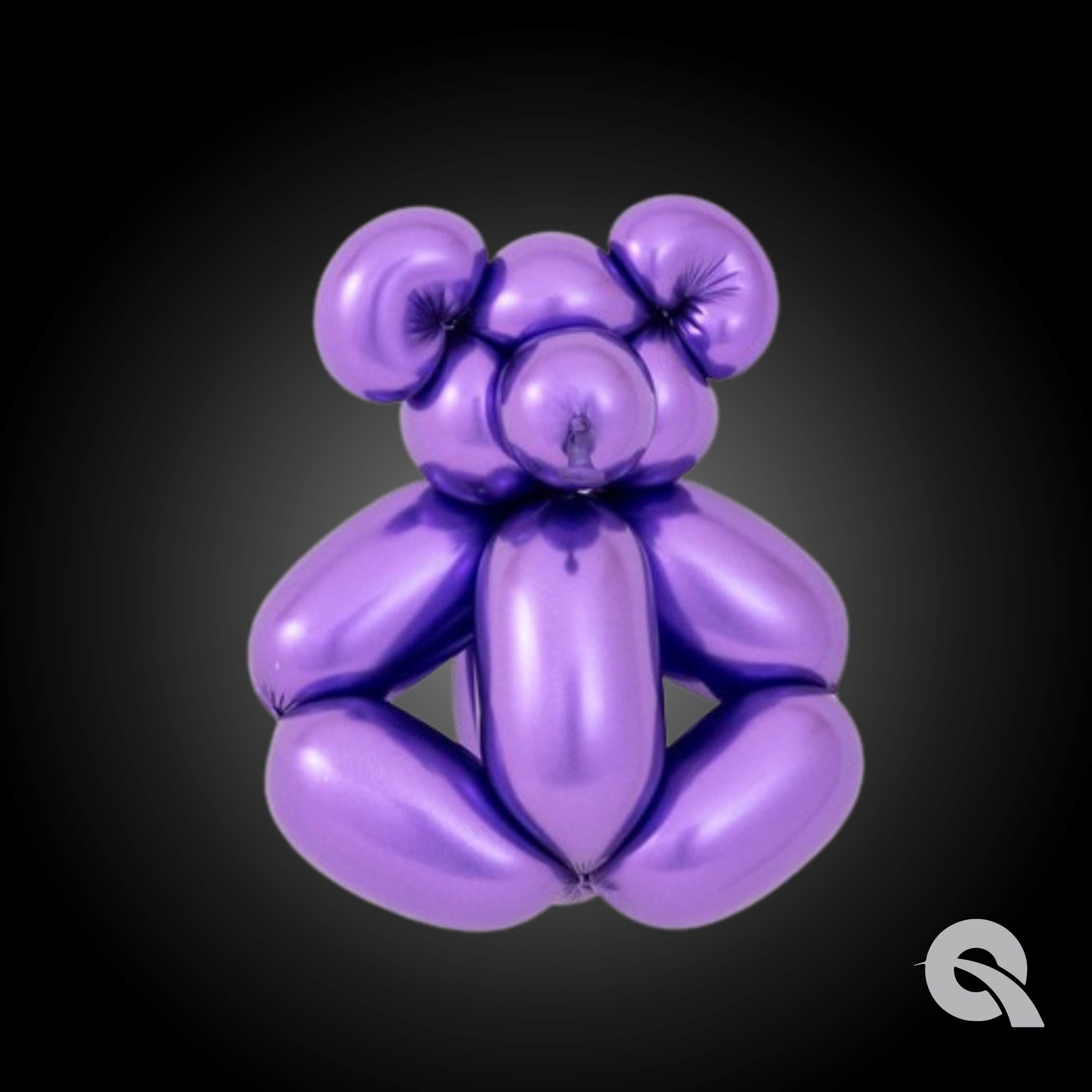 260 Qualatex Chrome Purple Twisting - Entertainer Latex Balloons | 100 Count