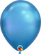 7" Qualatex Chrome Blue Latex Balloons | 100 Count